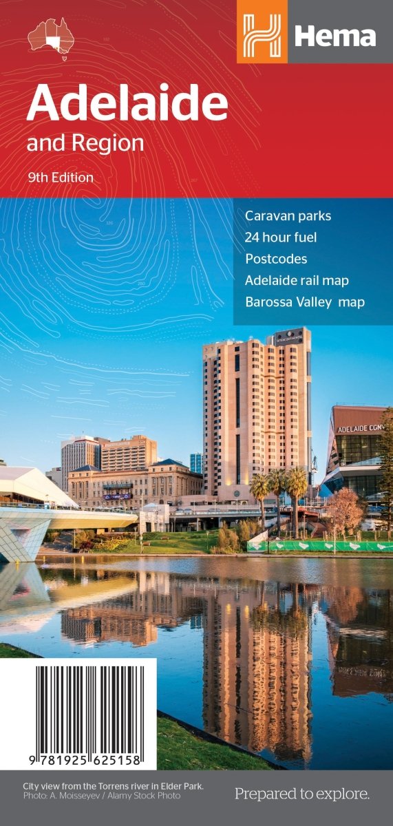 Adelaide and Region Map - Hema Maps - Maps - 9781925625158 - Caravan World