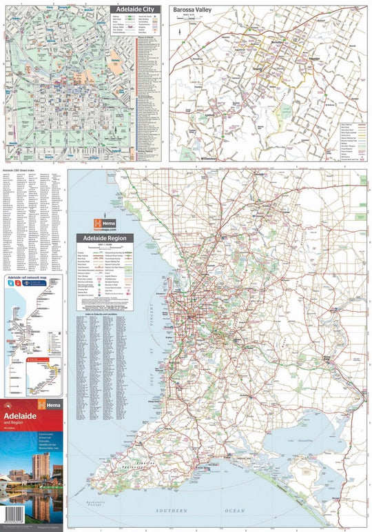 Adelaide and Region Map - Hema Maps - Maps - 9781925625158 - Caravan World