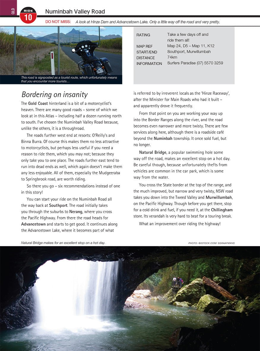 Australia Motorcycle Atlas + 200 Top Rides - Hema Maps - Books - 9781925195132 - Caravan World