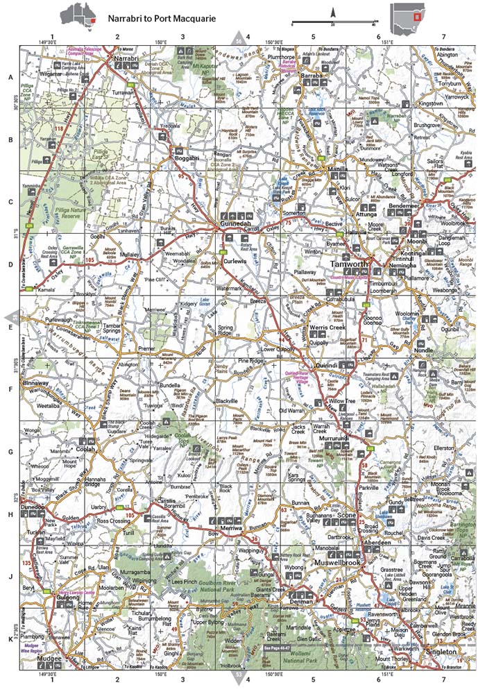 Australia Road & 4WD Atlas (Perfect Bound) - 252 x 345mm - Hema Maps - Books - 9781876413774 - Caravan World