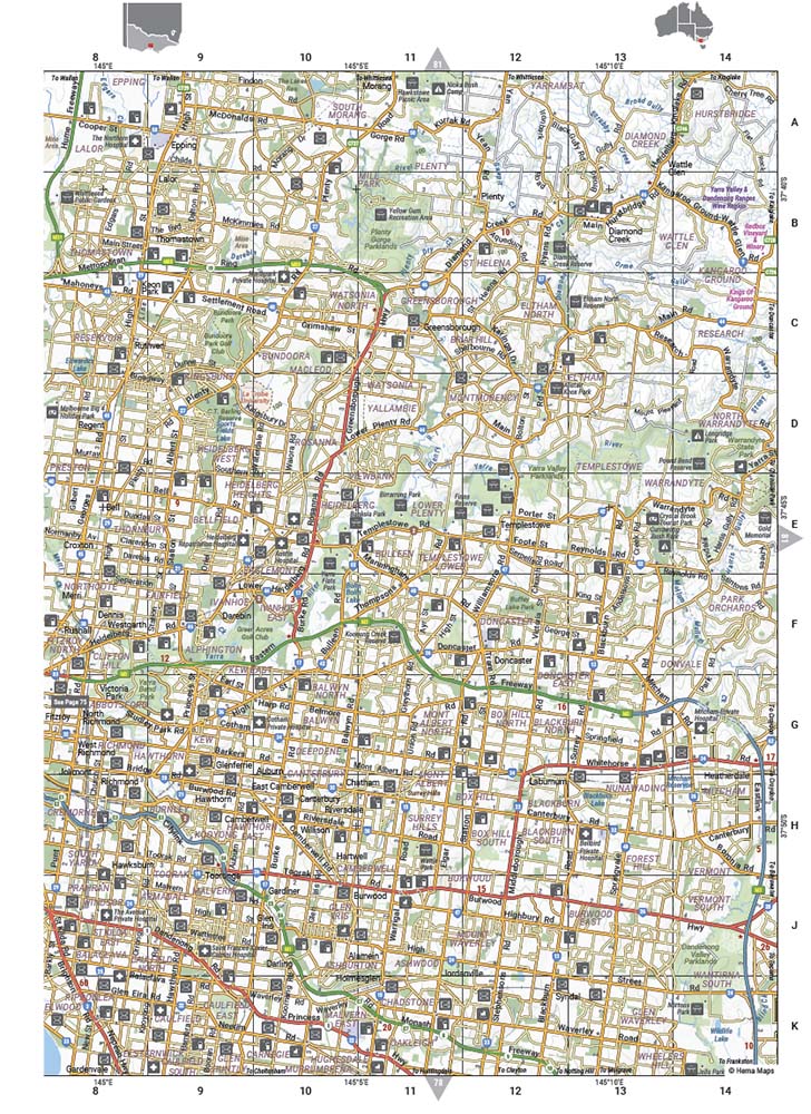 Australia Road & 4WD Atlas (Perfect Bound) - 252 x 345mm - Hema Maps - Books - 9781876413774 - Caravan World