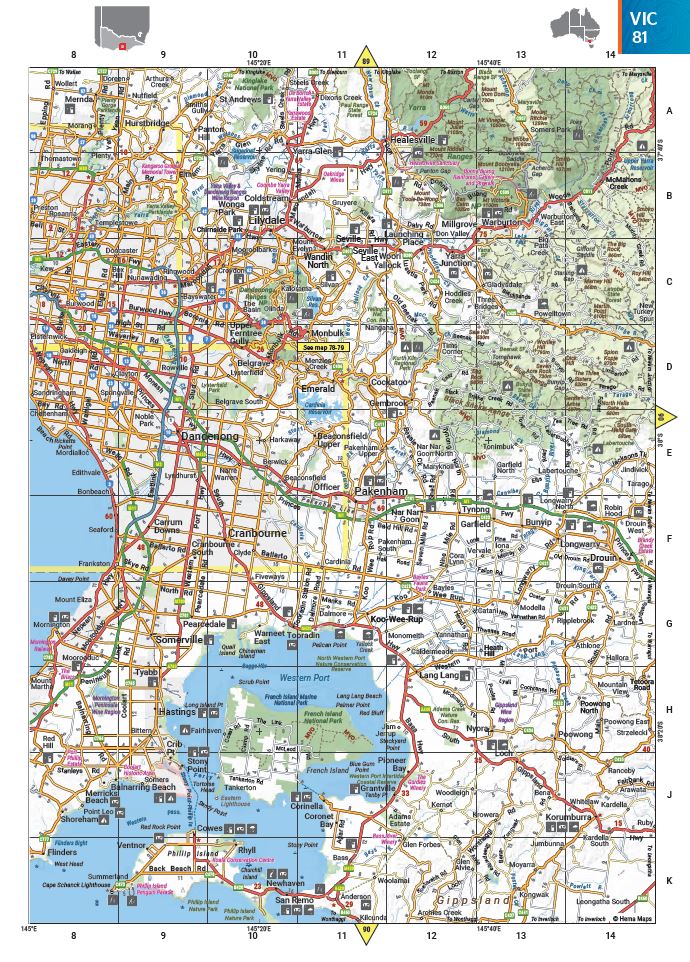 Australia Road & 4WD Touring Atlas - 215 x 297mm - Hema Maps - Books - 9781922668035 - Caravan World