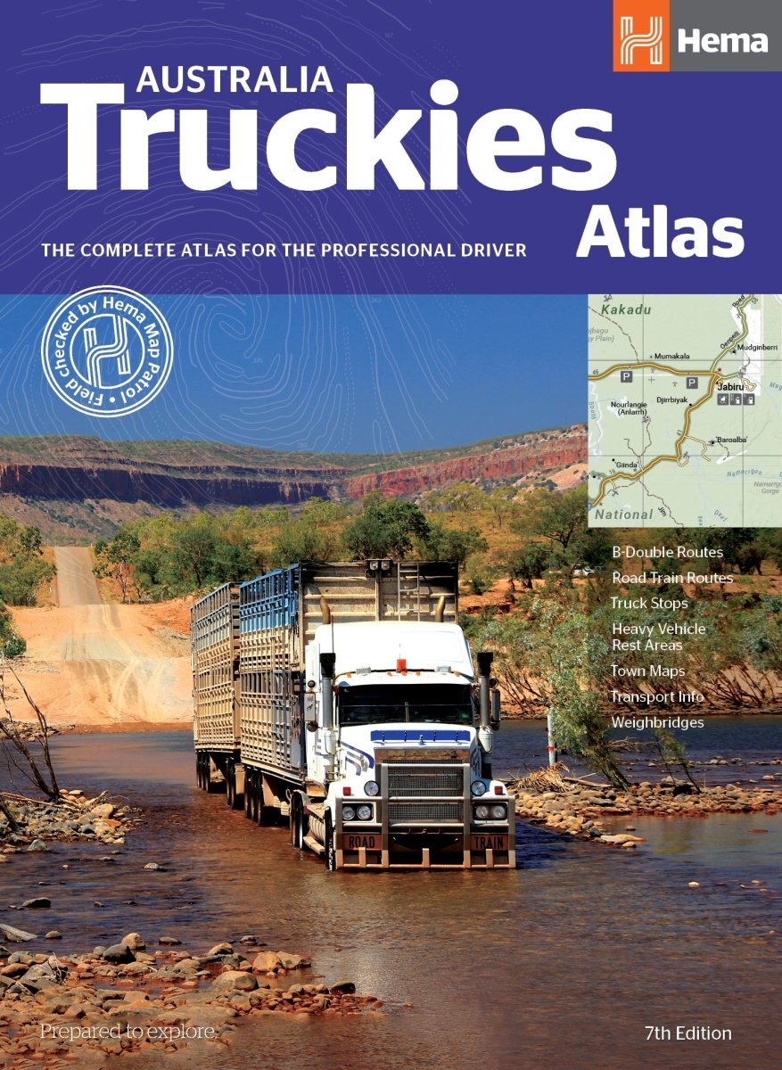 Australia Truckies Atlas - Hema Maps - Books - 9781925625776 - Caravan World