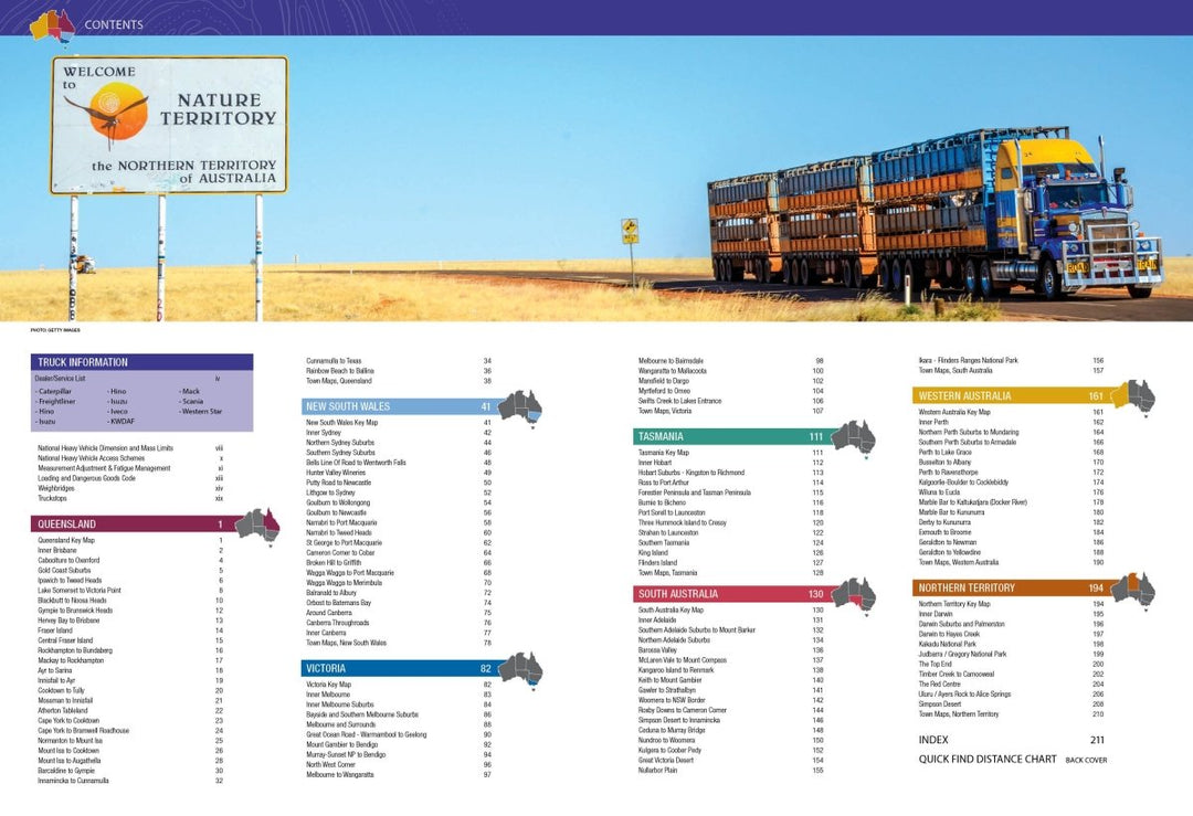 Australia Truckies Atlas - Hema Maps - Books - 9781925625776 - Caravan World