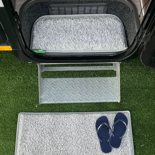 Muk Mat Medium Caravan Bundle in Light Grey