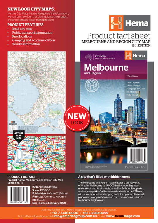 Melbourne & Region Map