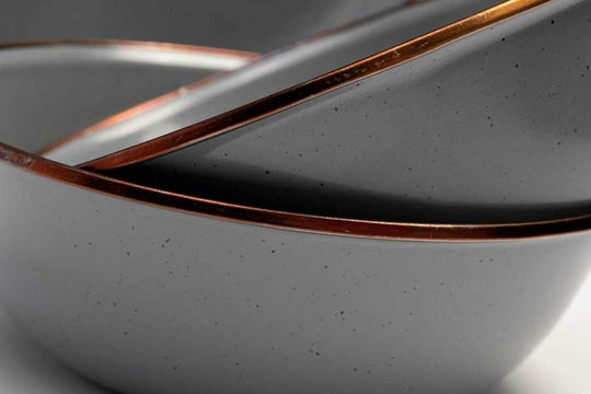 Barebones - Enamel Bowl Set of 2 - Slate Grey - Barebones - CKW-357-SL -Caravan World