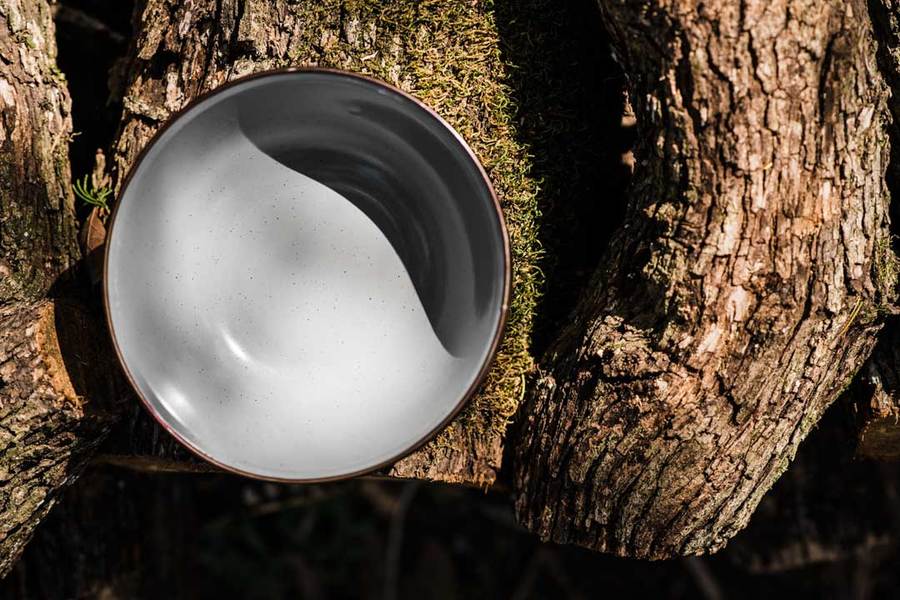 Barebones - Enamel Bowl Set of 2 - Slate Grey - Barebones - CKW-357-SL -Caravan World