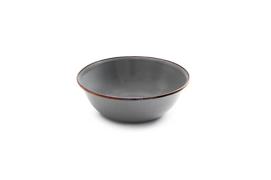 Barebones - Enamel Bowl Set of 2 - Slate Grey - Barebones - CKW-357-SL -Caravan World
