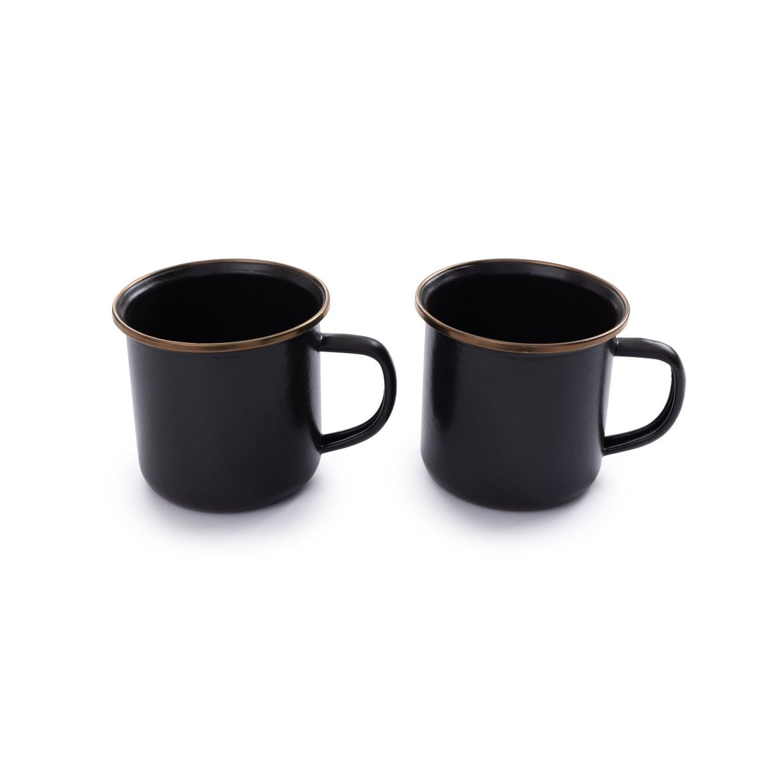 Barebones - Enamel Cup Set of 2 - Indigo Blue - Barebones - CKW-1033 -Caravan World