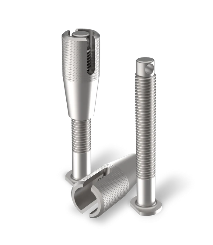 TRED 115mm Mounting Pins with Nut (PAIR)