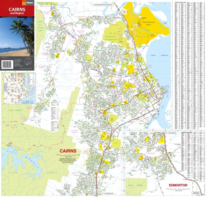 Cairns & Region Map - Hema Maps - Maps - 9781865008912 - Caravan World