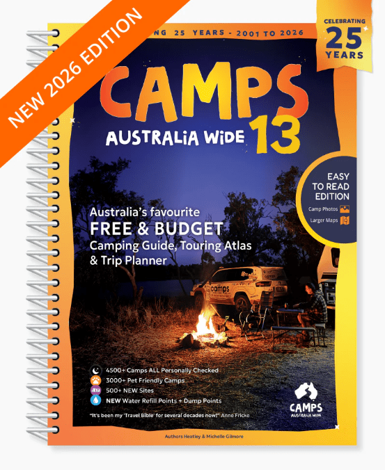 Camps 13 Easy to Read, Campsite photos and larger maps (B4) - Camps Australia Wide - 9780994532794 - Caravan World
