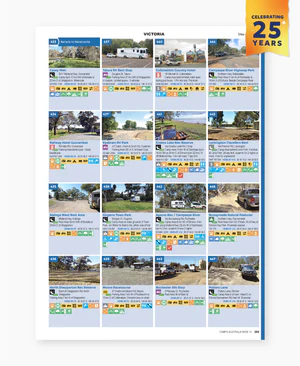 Camps 13 Easy to Read, Campsite photos and larger maps (B4) - Camps Australia Wide - 9780994532794 - Caravan World