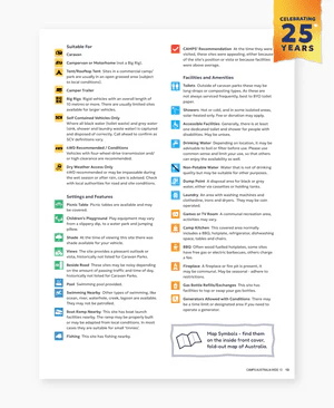 Camps 13 Easy to Read, Campsite photos and larger maps (B4) - Camps Australia Wide - 9780994532794 - Caravan World
