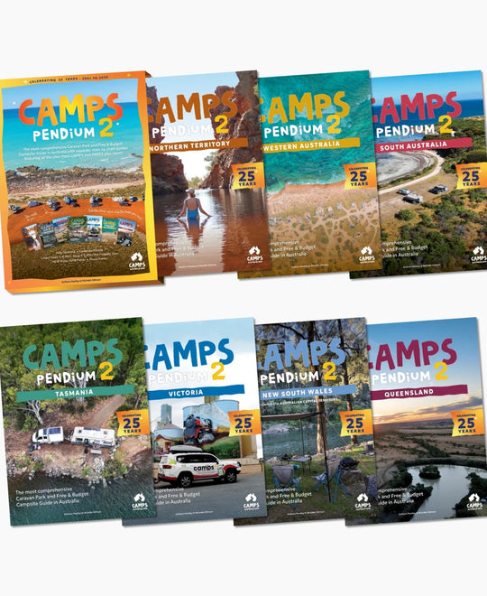 CAMPS Pendium 2: Boxed Set of 7 State Guides - Camps Australia Wide - 9781764164009 - Caravan World