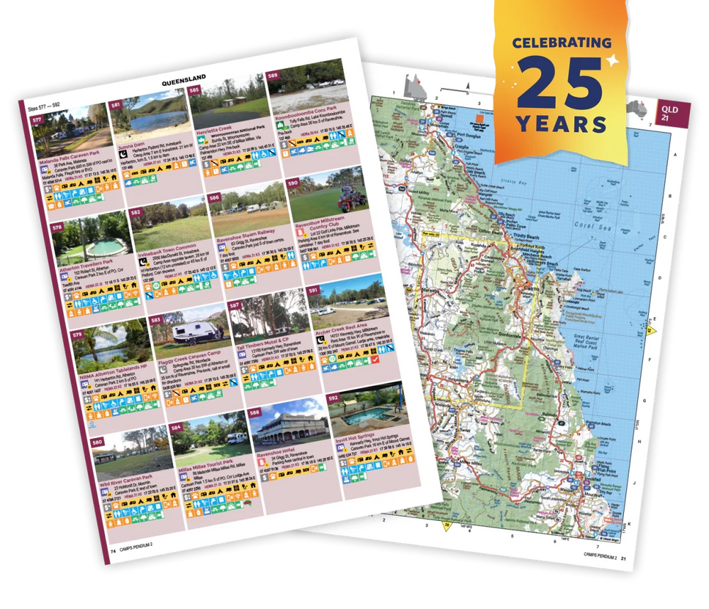 CAMPS Pendium 2: Boxed Set of 7 State Guides - Camps Australia Wide - 9781764164009 - Caravan World