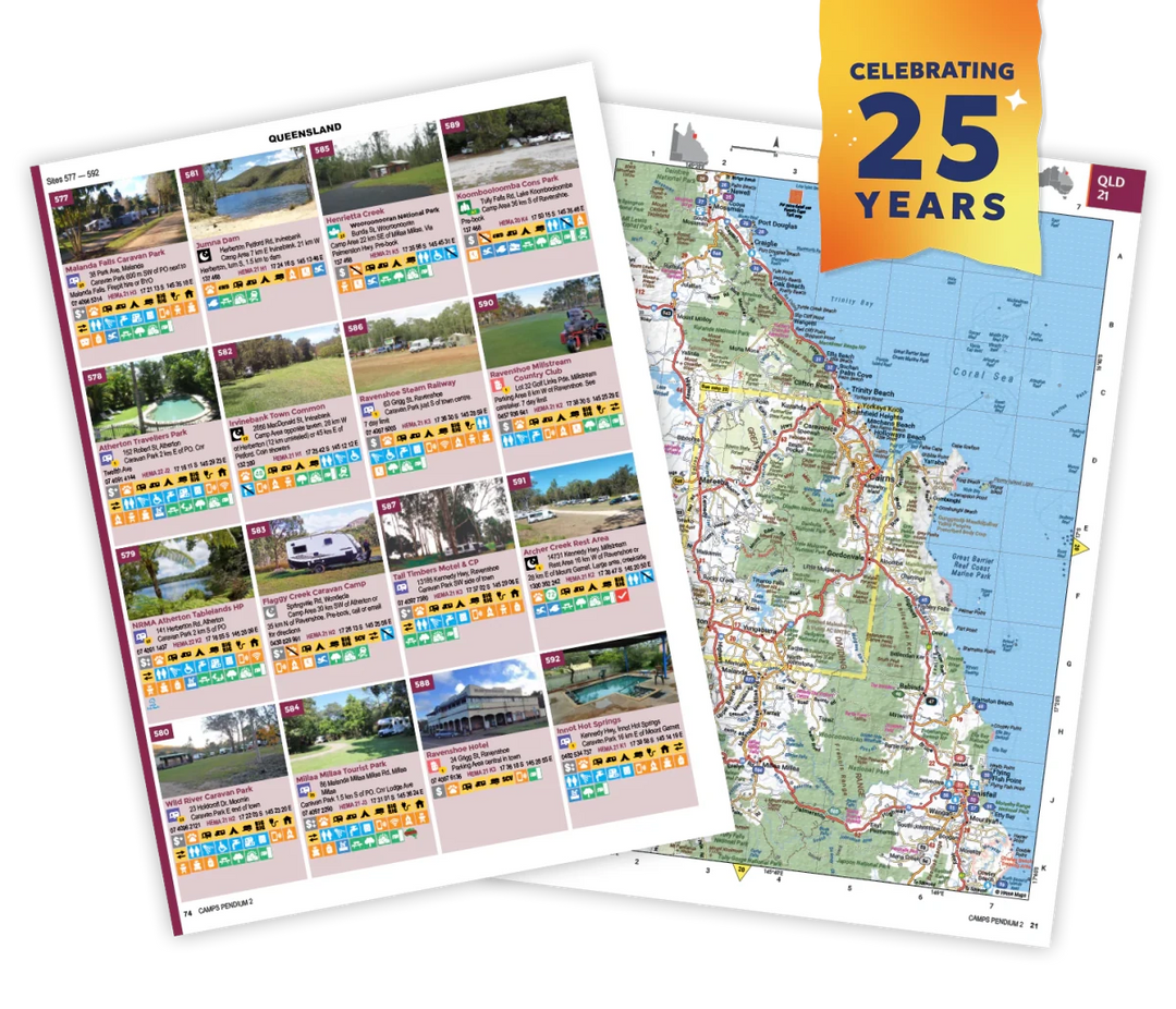 CAMPS Pendium 2: Boxed Set of 7 State Guides - Camps Australia Wide - 9781764164009 - Caravan World