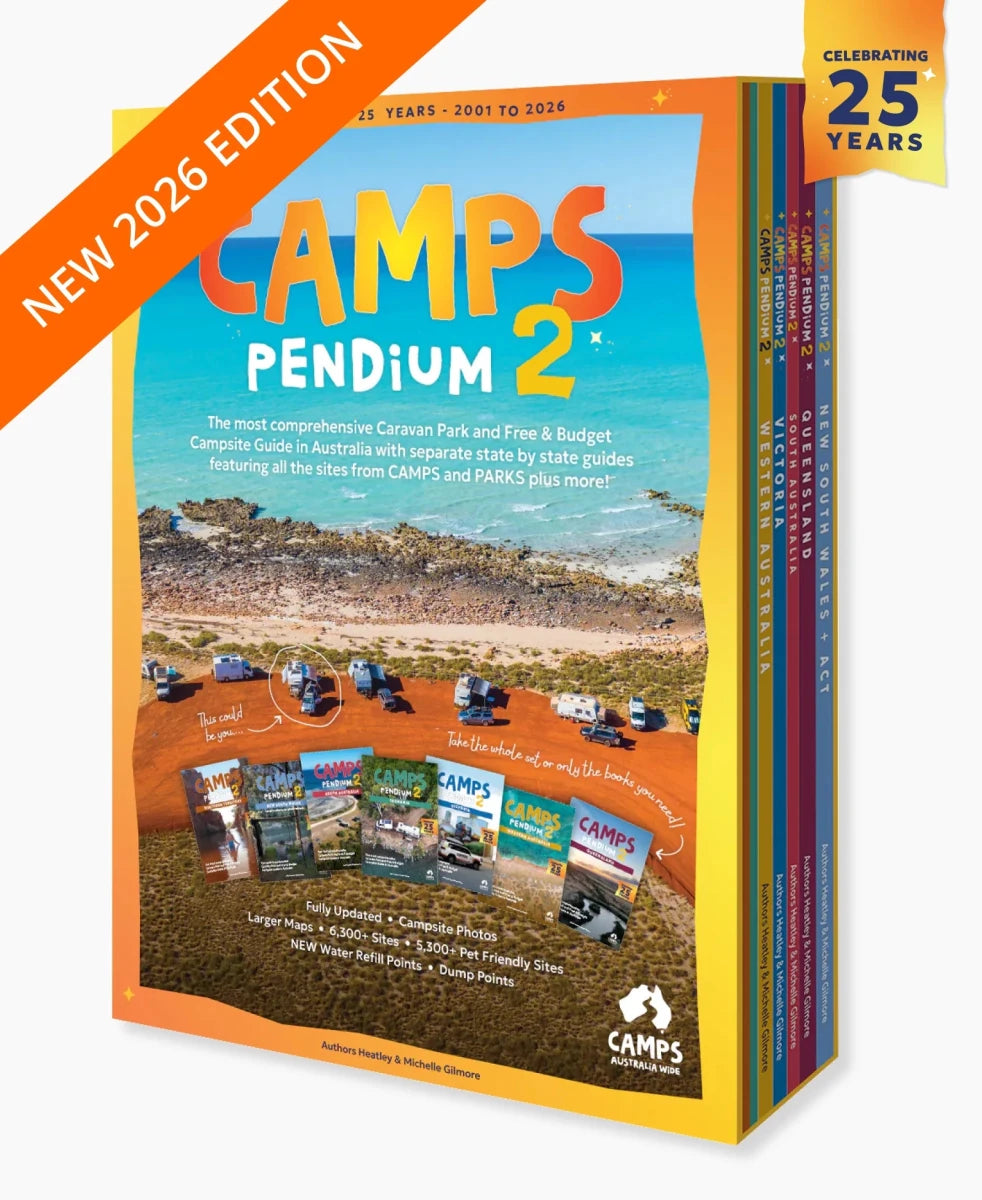 CAMPS Pendium 2: Boxed Set of 7 State Guides - Camps Australia Wide - 9781764164009 - Caravan World