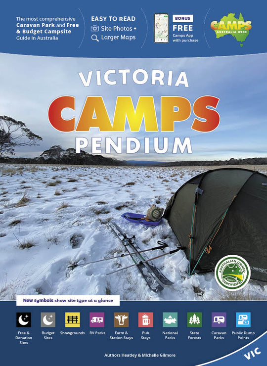 CAMPSPendium: Boxed Set of 7 State Guides - Camps Australia Wide - 9780994532756 - Caravan World