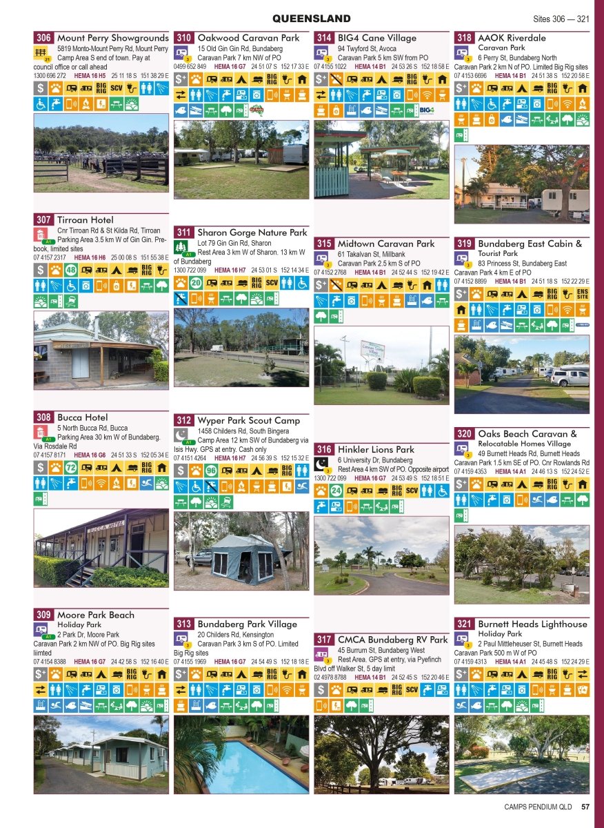 CAMPSPendium: Boxed Set of 7 State Guides - Camps Australia Wide - 9780994532756 - Caravan World