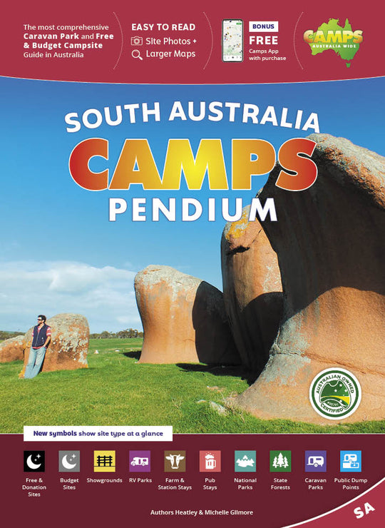 CAMPSPendium: Boxed Set of 7 State Guides - Camps Australia Wide - 9780994532756 - Caravan World
