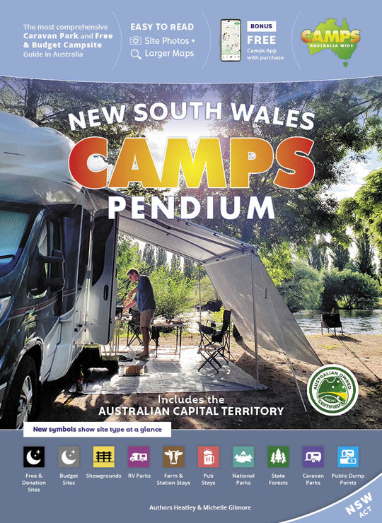 CAMPSPendium: Boxed Set of 7 State Guides - Camps Australia Wide - 9780994532756 - Caravan World