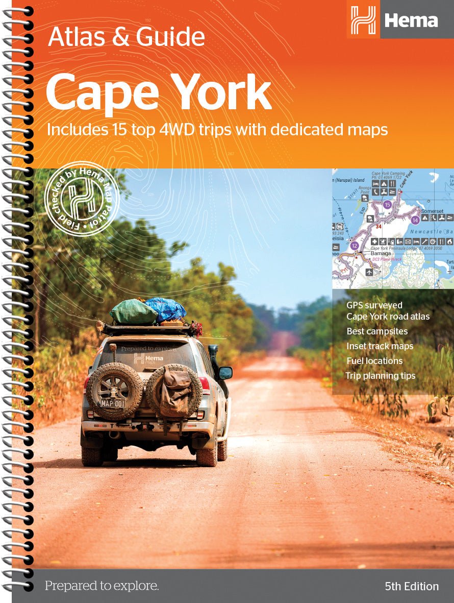 Cape York Atlas & Guide - Hema Maps - Books - 9781876413439 - Caravan World