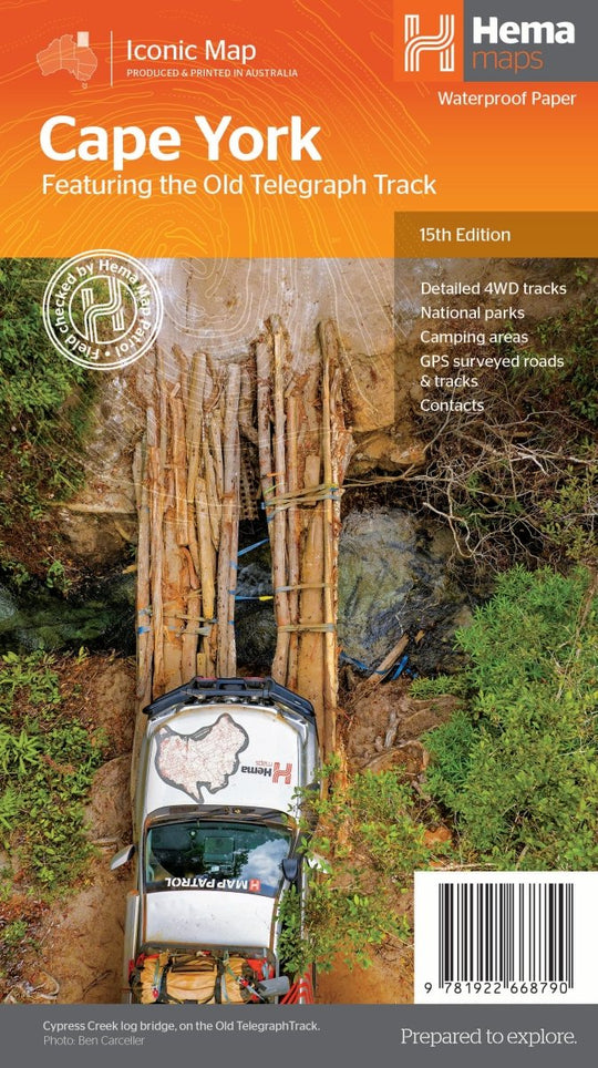 Cape York Map - Hema Maps - Maps - 9781922668790 - Caravan World