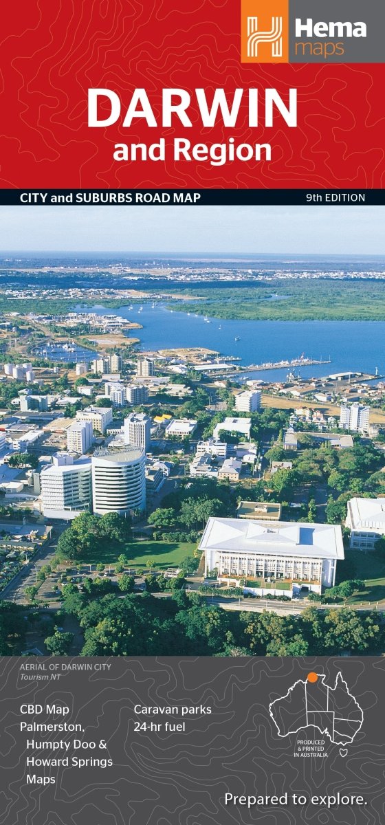 Darwin & Region Map - Hema Maps - Maps - 9781865006338 - Caravan World