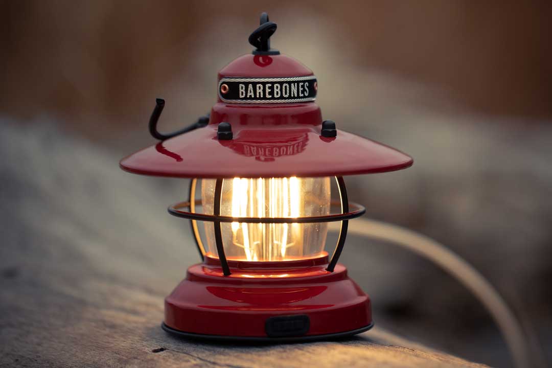 EDISON MINI LANTERN - Barebones - LIV-273-BRONZE -Caravan World