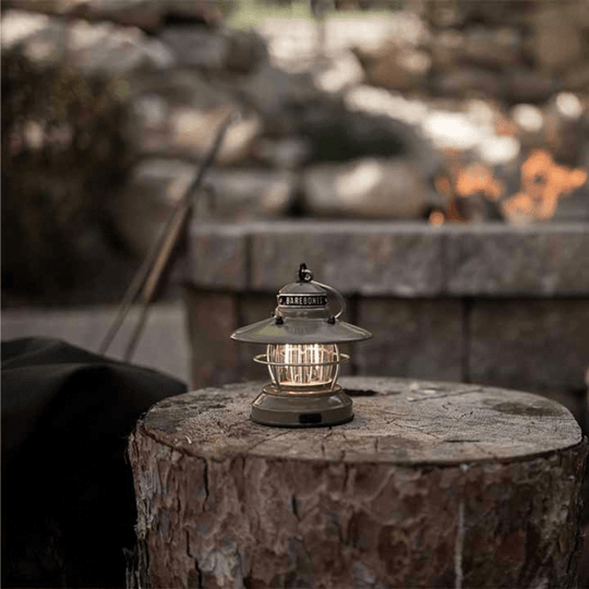 EDISON MINI LANTERN - Barebones - LIV-274-RED -Caravan World