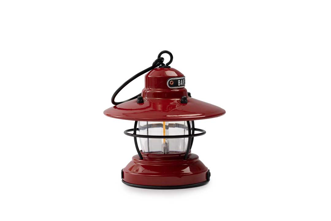EDISON MINI LANTERN - Barebones - LIV-274-RED -Caravan World