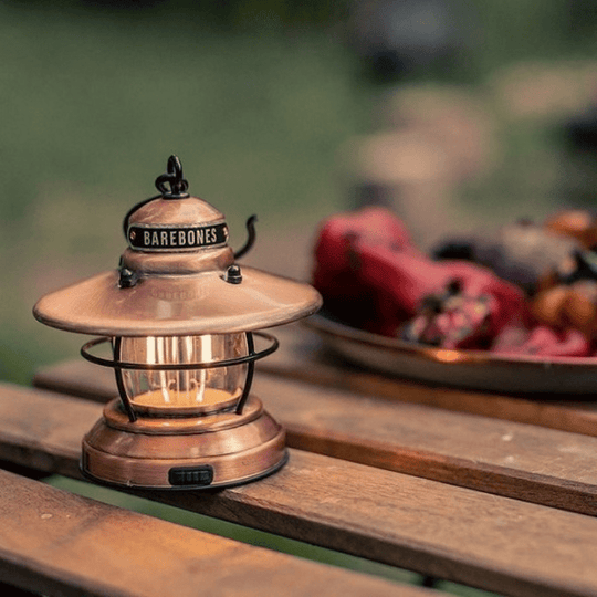EDISON MINI LANTERN - Barebones - LIV-274-RED -Caravan World