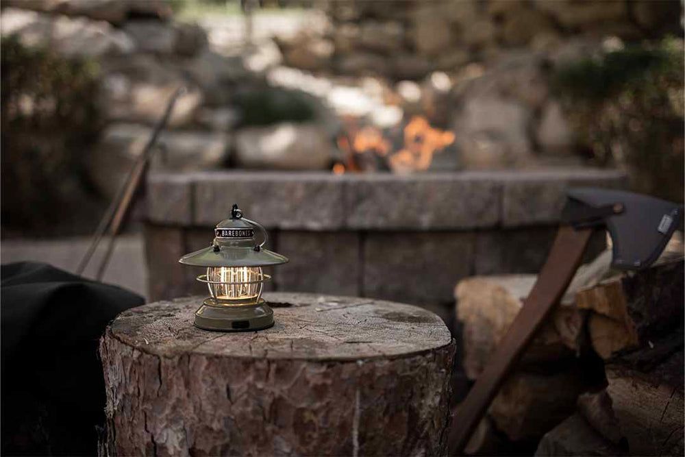 EDISON MINI LANTERN - Barebones - LIV-274-RED -Caravan World