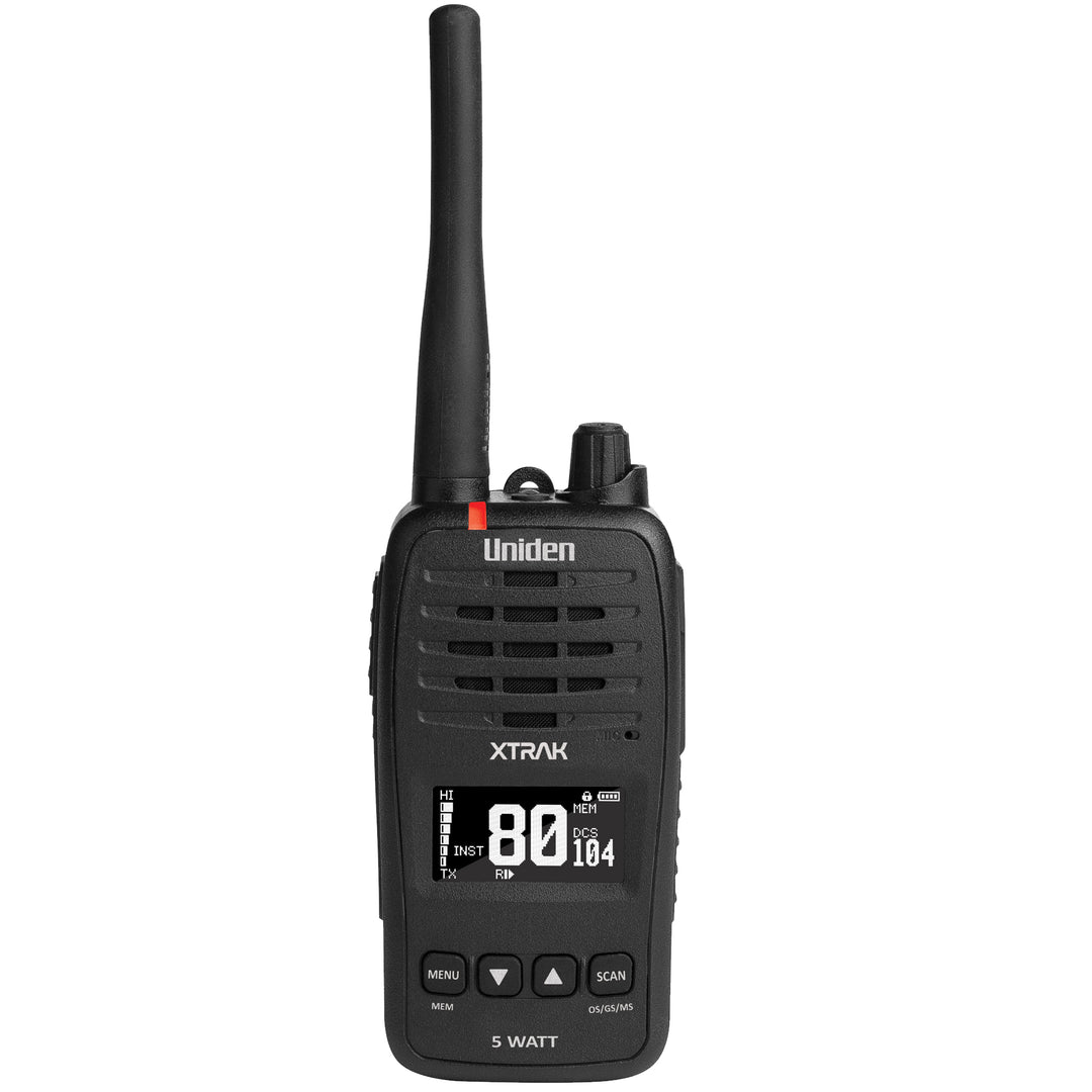 Uniden - Xtrak 50 Smart Handheld UHF w/ Instant Replay - Black