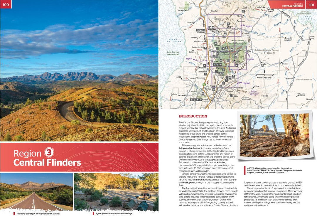Flinders Ranges Atlas & Guide - Hema Maps - Books - 9321438001676 - Caravan World