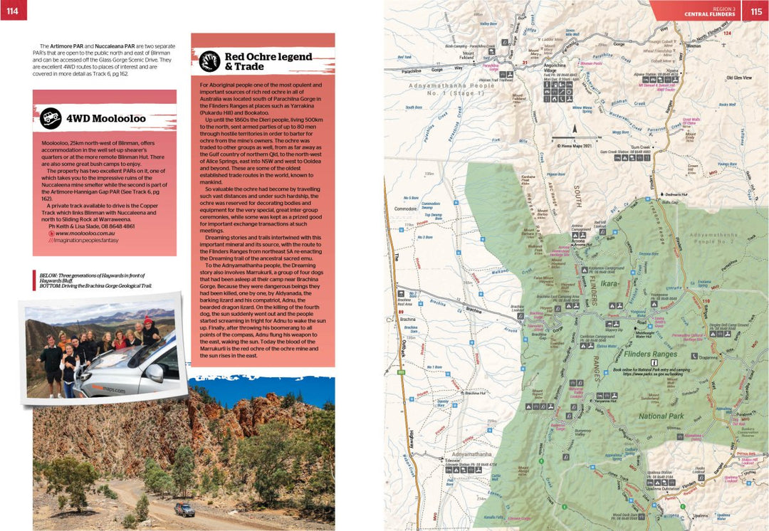 Flinders Ranges Atlas & Guide - Hema Maps - Books - 9321438001676 - Caravan World
