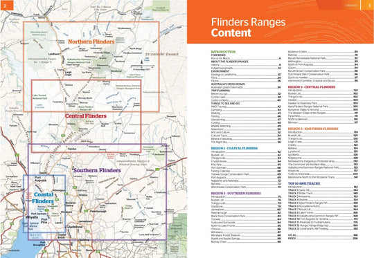 Flinders Ranges Atlas & Guide - Hema Maps - Books - 9321438001676 - Caravan World