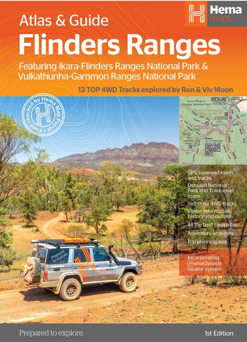 Flinders Ranges Atlas & Guide - Hema Maps - Books - 9321438001676 - Caravan World