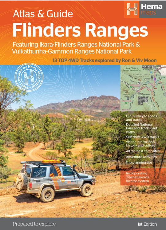 Flinders Ranges Atlas & Guide - Hema Maps - Books - 9321438001676 - Caravan World
