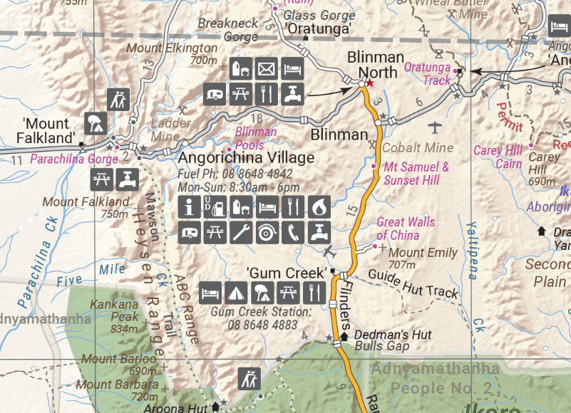 Flinders Ranges Map - Hema Maps - Maps - 9321438001607 - Caravan World