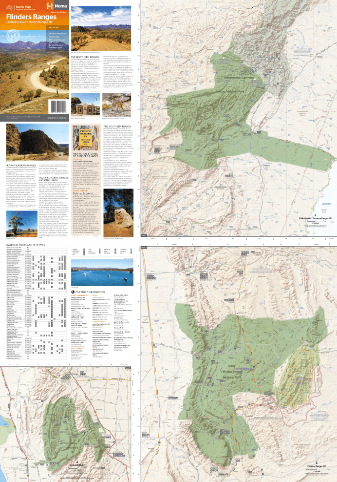 Flinders Ranges Map - Hema Maps - Maps - 9321438001607 - Caravan World