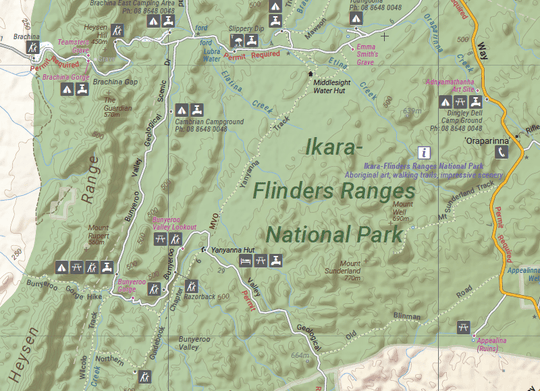 Flinders Ranges Map - Hema Maps - Maps - 9321438001607 - Caravan World