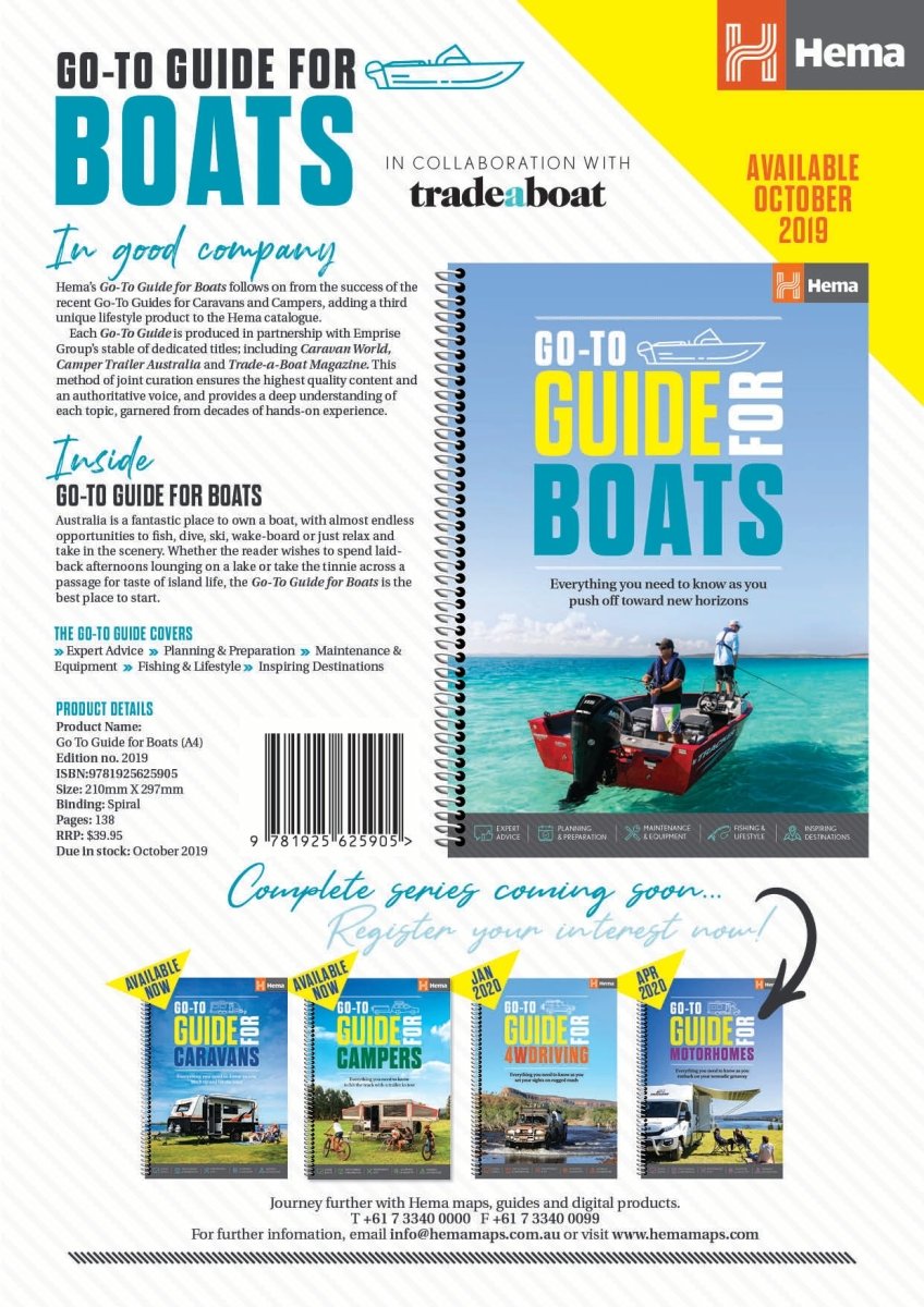 Go - To - Guide for Boats - Hema Maps - Books - 9781925625905 - Caravan World