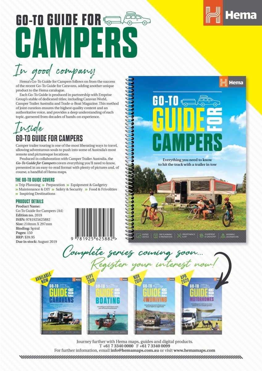 Go - To Guide for Campers - Hema Maps - Books - 9781925625882 - Caravan World
