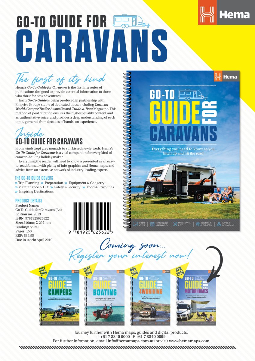 Go - To Guide for Caravans - Hema Maps - Books - 9781925625622 - Caravan World