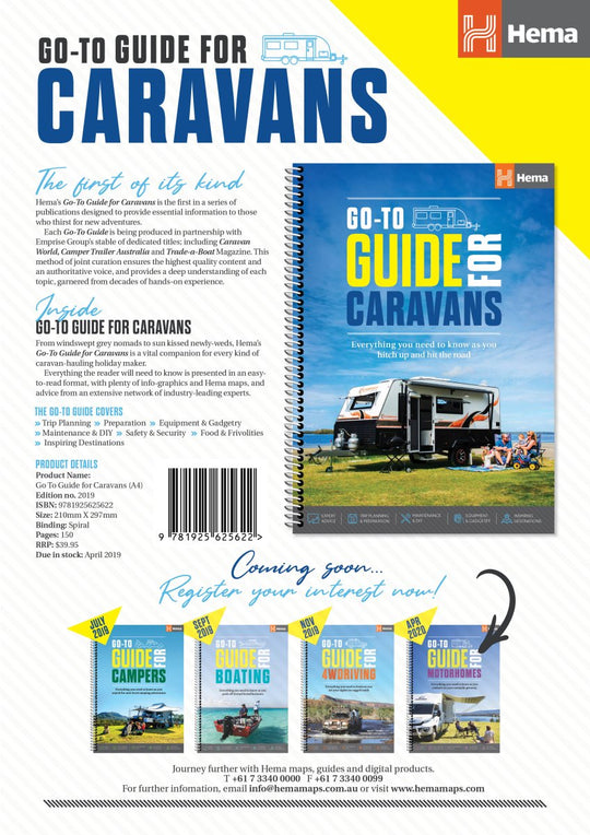 Go - To Guide for Caravans - Hema Maps - Books - 9781925625622 - Caravan World