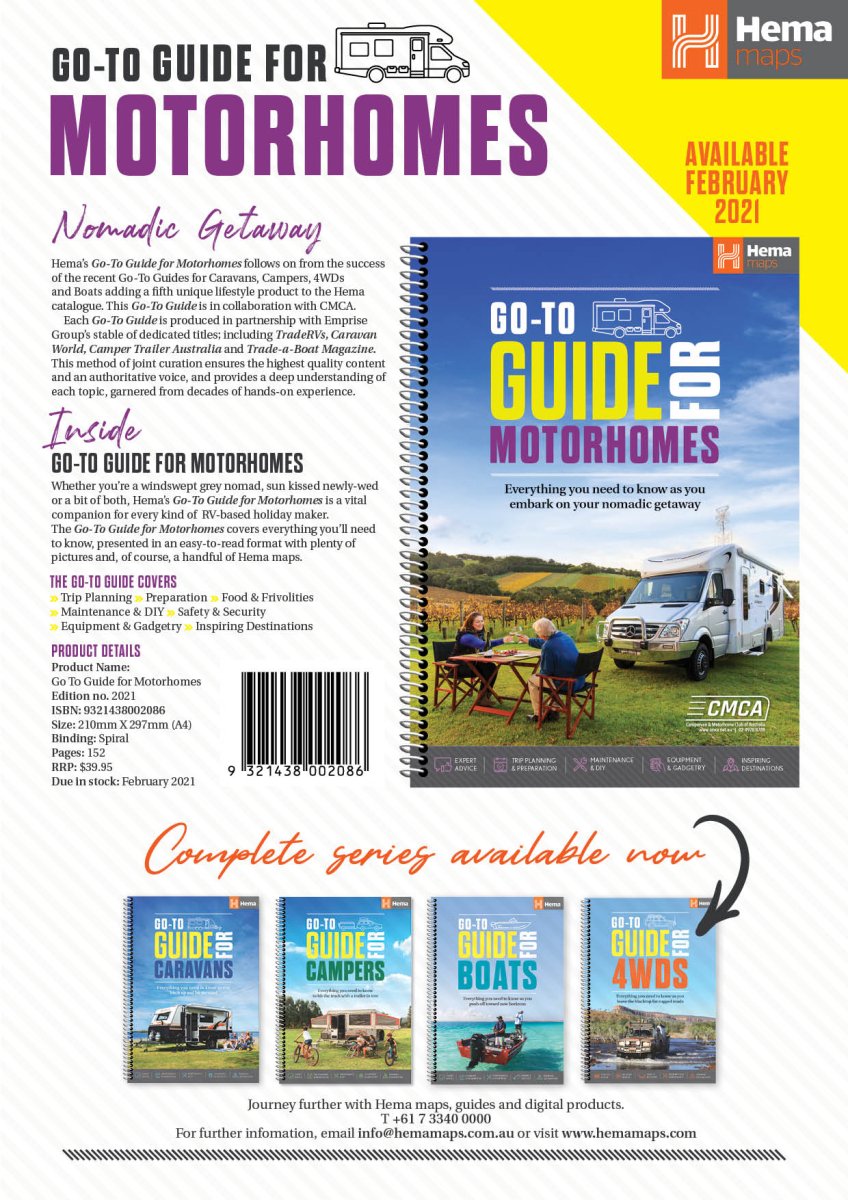 Go - To - Guide for Motorhomes - Hema Maps - Books - 9321438002086 - Caravan World