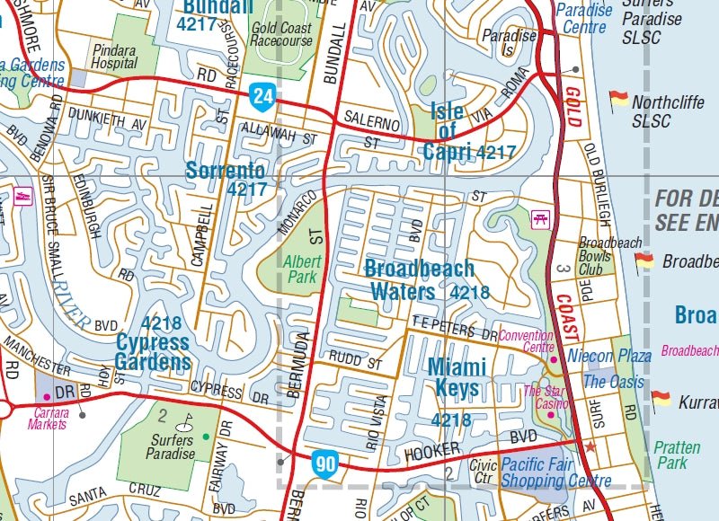 Gold Coast & Region Map - Hema Maps - Maps - 9781925625059 - Caravan World